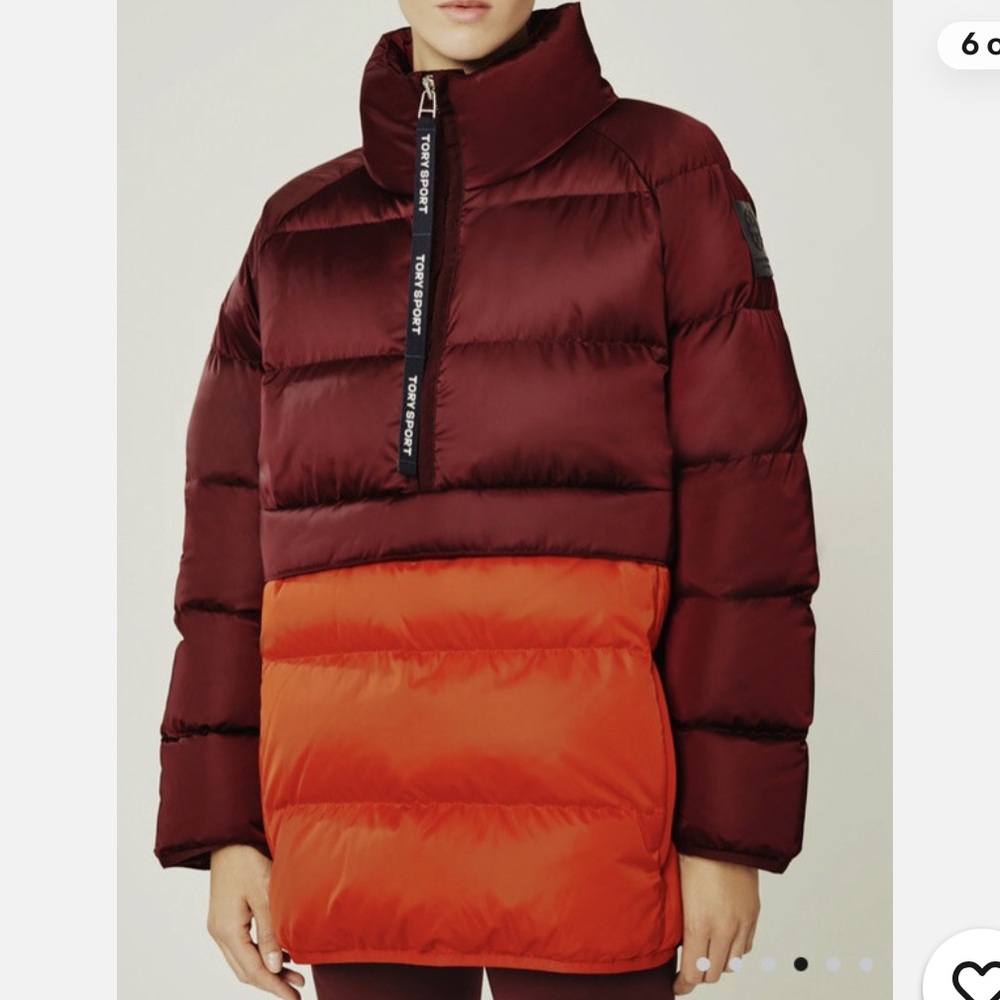 Tory Burch Packable Performance Satin Down Jacket